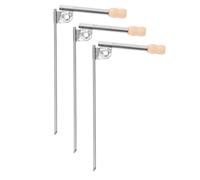RORPOIR Glaze DIY Sprayer in Acciaio Inossidabile con Ugello in Legno, 3 Pezzi, per DIY Ceramic Projects, Ergonomic Comfort, Manual Operation