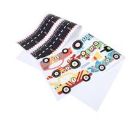 RORPOIR Grafico Di Crescita Per Ragazzo Ragazza Tema Gara Automobilistica Adesivo Da Parete in Pvc Rimovibile Per Misurare Altezza Decorazione Da Parete Per Sala Giochi