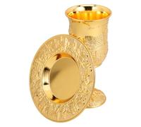 RORPOIR Judaica Wine Cup Oro Zinc Alloy For Sabbath And Passover With Safe And Practical Use