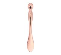 RORPOIR Massaggiatore per Occhi in Lega di Zinco Color Oro Spatola Mini Design Compatto per Alleviare la Fatica Oculare e Favorire L'assorbimento della Crema