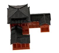 RORPOIR Miniatura Padiglione Scultura per Micro Paesaggio Decorazione Zen per e Ufficio Antica Accessorio per Bonsai e