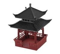 RORPOIR Miniatura Padiglione Zen per Bonsai e Giardino Giapponese Statua Decorativa in Stile Orientale Ornamento per Paesaggi in Miniatura e Acquari Accessorio Tavolo Zen