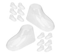 RORPOIR Modelli di Piedi per Ragazzo Ragazza in PVC Trasparente 100 Pezzi Supporti Espositori per Scarpe Calzini e Stivaletti Ragazzo Ragazza per Negozio e Magazzino