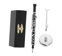 RORPOIR Oboe Miniatura in Metallo Base e Decorazione Da Scrivania Per Amanti Della Musica Per Regali e Speciali Come Compleanni e Natale
