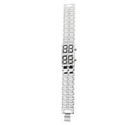 RORPOIR Orologio da Polso da Uomo Digitale a LED Rosso Cinturino a Catena Rettangolare, Design Retrò Esclusivo, Preciso e Resistente, Adatto Uso Quotidiano e Casual