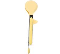 RORPOIR Pinza Supporto Auto-bloccante da Cucina in Silicone e Acciaio Inossidabile Multiuso per Servire Pane e Cibo Fritto Durante Colazioni e Banchetti