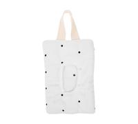 RORPOIR Porta Salviette Borsa Sospesa per Umidificate Ragazzo Ragazza in Cotone Beige Design Pratico e Portatile Auto Uso Quotidiano