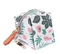 RORPOIR Portaciuccio Da Appendere Contenitore Per Succhietti Con Chiusura Zip Per Borse Pannolino e Viaggi Design Pratico e Leggero Foglia