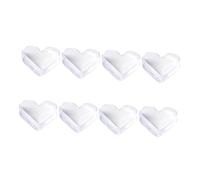 RORPOIR Protezione Angoli a Forma di Cuore per Ragazzi 8 Unitá in Pvc per Tavoli e Mobili, Sicurezza e Difesa Domestica