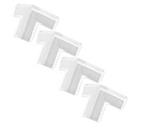 RORPOIR Protezione Angoli Mobili Trasparente Per Ragazzo Ragazza, Paraspigoli Angolari Sicurezza Cucina e Tavoli, Adesivo Acrilico Senza Attrezzi, 4 Pezzi Per Protezione Bordi Armadi e Scrivanie