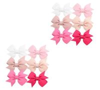 RORPOIR Pz Piccoli Fiocchi Per Ragazze Fermagli Per a Farfalla Carino Accessori Per Ragazza Coda Di Cavallo Accessori Per Cintura a Costine in Poliestere