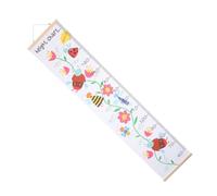RORPOIR Righello Da Parete Per Bambini in Stile Nordico Grafico Di Crescita Da Appendere Motivo Floreale