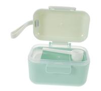 RORPOIR Scatola Di Latte in Polvere Contenitore Di Formula Da Portare Via Distributore Di Formula in Movimento Contenitore Da Viaggio Formula Dosatore Di Talco Per Bambini Light Green Pp