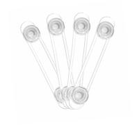 RORPOIR Serrature di Sicurezza Adesive per Armadietti e Cassetti, Protezione per Ragazzo Ragazza, Cinturino Morbido Trasparente, Fibbia Flessibile, per Frigoriferi e Mobili, Set da 8