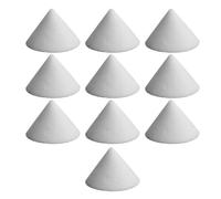 RORPOIR Set 10 Pezzi Attrezzi per Ceramica in Ossido di Alluminio Bianco, Supporti Pratici per Cottura Argilla e Produzione Vetro, Strumenti Resistenti per Forni