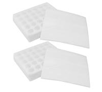 RORPOIR Set 2 Pezzi Portauova in Polietilene Espanso Con Coperchio, 30 Scomparti Antiurto Per Uova Da Cucina, Contenitore Per Conservazione e Trasporto Uova Per Casa, Supermercato e Mercati