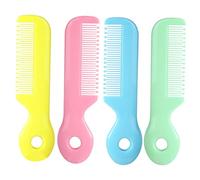 RORPOIR Set Di 4 Pettini Per La Dei Bambini Per Da Bambino Con Denti Morbidi E Rotondi Sicuri E Delicati Per I Neonati