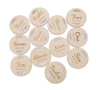 RORPOIR Set Di Biglietti Commemorativi in legno Per La Crescita Del Bambino Unici Nel Loro Genere Per Il Anno Del Bambino