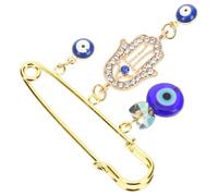 RORPOIR Spilla Occhio Malvagio Vintage in Lega per Cardigan e Sciarpa, Stile Retrò Elegante, Accessorio la Vita Quotidiana e Feste Speciali