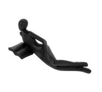 RORPOIR Statua Del Pensatore Che Legge in Resina Figurina Astratta Per Arredamento Casa Decorazione Per Ufficio e Soggiorno