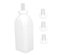 RORPOIR Strumento Per Alimentazione Vitelli in Silicone Da 2000ml Facile Da Pulire e Riutilizzabile Per Latte Di Agnello (2l Contenitore + 4 Tettarelle)