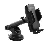 RORPOIR Supporto Cellulare Auto a Ventosa per Cruscotto, Nero, Silicone | Uso Quotidiano per Navigazione, Posizionamento una Mano, Mantiene il Telefono Visibile Sempre