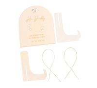 RORPOIR Supporto Per Annuncio Di Gravidanza in Legno Set Da 2 Pezzi Elegante Espositore Per La Notizia Del Bambino