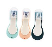 RORPOIR Tagliaunghie Per Bambini Secure Set Da 3 Pezzi Con Punte Curve Delicate in Silicone E Per Aiutante