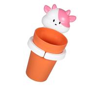 RORPOIR Tazza per Collutorio per Tazza di Risciacquo dello Shampoo Tazza da Bagno dei Cartoni Animati Tazza da Bagno per Portaspazzolino con Tazza Tazze da Bagno Rosa Pp