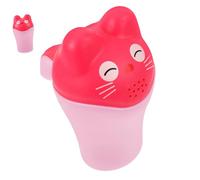 RORPOIR tazza per lavare i spruzzatore di palette per shampoo vasca da bagno per bambini Bagnetto sciacquatrice da bagno tazza per lavare il bagno tazza di shampoo per bambini rosa
