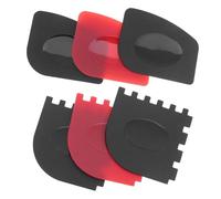RORPOIR Utensili da Cucina Raschietti in PC per Uso in Cucina Riutilizzabili Set 6 Resistente al Calore, Facile da Pulire per Pulizia Pentole in Ghisa e Padelle Grill