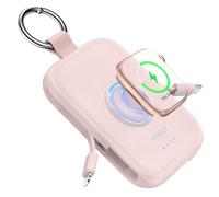 RORRY Power Bank batteria esterna da 5000 mAh con cavo integrato per iPhone