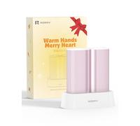 RORRY Scaldamani magnetici ricaricabili confezione da 2, scaldamani elettrici - rosa