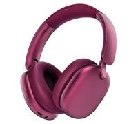 RORSOU C6 Cuffie con Cancellazione Attiva del Rumore, Cuffie Wireless Over Ear Bluetooth, Cuffie Leggere Piegevoli con Cupole Profonde per Bassi Comfort e Microfono Rosso