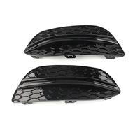 RORVECQ 1 Paio Di Copri Fendinebbia Per Paraurti Anteriore Auto Per Mercedes Per Benz Classe C W205 C300 2015 2016 2017 2018(NERO)