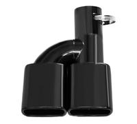 RORVECQ 1 Pezzo Per Toyota Per Noah Per Voxy 80 Series Per Esquire 2019 63mm Punta Silenziatore Scarico Ingresso Tubo Terminale(NERO)