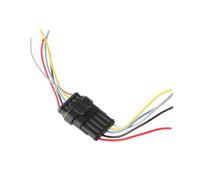 RORVECQ 1Set 1/2/3/4/5/6 Pin Connettore Elettrico Impermeabile Per Auto Con Filo Set Sigillato Per Spina HID Automobilistica(1 Set 5Pin)