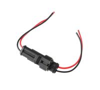 RORVECQ 1Set 1/2/3/4/5/6 Pin Connettore Elettrico Impermeabile Per Auto Con Filo Set Sigillato Per Spina HID Automobilistica(1 Set 2Pin)