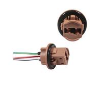 RORVECQ 2 Pezzi Per T20 7443 Presa Adattatore W21/5W 7440 W21W LED Collegare Supporto Cablaggio Luce Freno Retromarcia Base Lampada(Stile B)