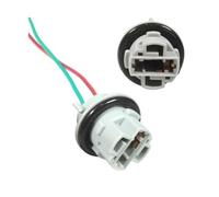 RORVECQ 2 Pezzi Per T20 7443 Presa Adattatore W21/5W 7440 W21W LED Collegare Supporto Cablaggio Luce Freno Retromarcia Base Lampada(Stile A)