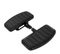 RORVECQ 2 Pezzi Poggiapiedi Posteriore Regolabile Per Harley Per Sportster Per Touring Per Street Per Electra Per Glide Per Softail Per Breakout (NERO)