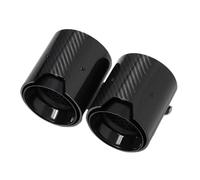 RORVECQ 2 Pz Terminale Di Scarico Auto Per B&MW F30 M335i M340i F32 F33 F36 M435i M440i Performance Fibra Di Carbonio ID60mm Terminale Silenziatore(NERO)