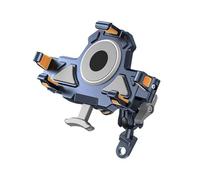 RORVECQ 4 Ammortizzatori Di Vibrazioni Caricabatterie Wireless 15W Ricarica Rapida Supporto Moto Bicicletta Metallo Antishock Telefono(Mirror style)