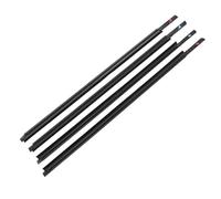 RORVECQ 4 Pezzi Guarnizione Intemperie Per Suzuki SX4 Hatchback Fascia Modanatura Vetro Porta Esterno Cintura Guarnizioni 83811-56K00-000