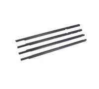 RORVECQ 4 Pezzi Rifinitura Gomma Finestrino Auto Per Mitsubishi Per Lancer 2.0L 2.4L 2008-2017 Guarnizione Parapioggia 5727A005 5727A006