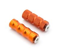 RORVECQ 6mm CNC Corsa Moto Leva Freno Poggiapiedi Pedale Per Y&amaha YZF R1 R3 R25 R6 R7 R15 R125 MT07 MT09 MT03 FZ09(Arancia)
