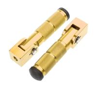 RORVECQ 90 Gradi Fissi Ripiegabili Pioli Pedane Piede Anteriore Posteriore Pedalina Universal Accessori Moto Modificati 1 Paio(Oro)