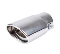 RORVECQ Accessori Auto Acciaio Inoss Modifica Terminale Di Scarico Per Suzuki Per Swift 2011 2012 2013 2014 2015(Argento)
