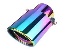 RORVECQ Accessori Auto Per Suzuki Per Vitara 2015 2016 2017 2018 Modifica Terminale Scarico In Acciaio Inox(Multicolore,Dritto)