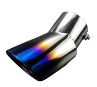 RORVECQ Accessori Auto Tubo Di Scarico In Acciaio Inox Cromato Terminale Di Scarico Per Mitsubishi Per PAJERO V31 V33 V73 V93 V97 2007-2019(Blu)